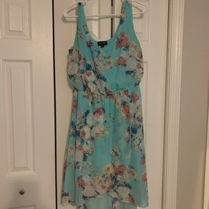 High low floral dress